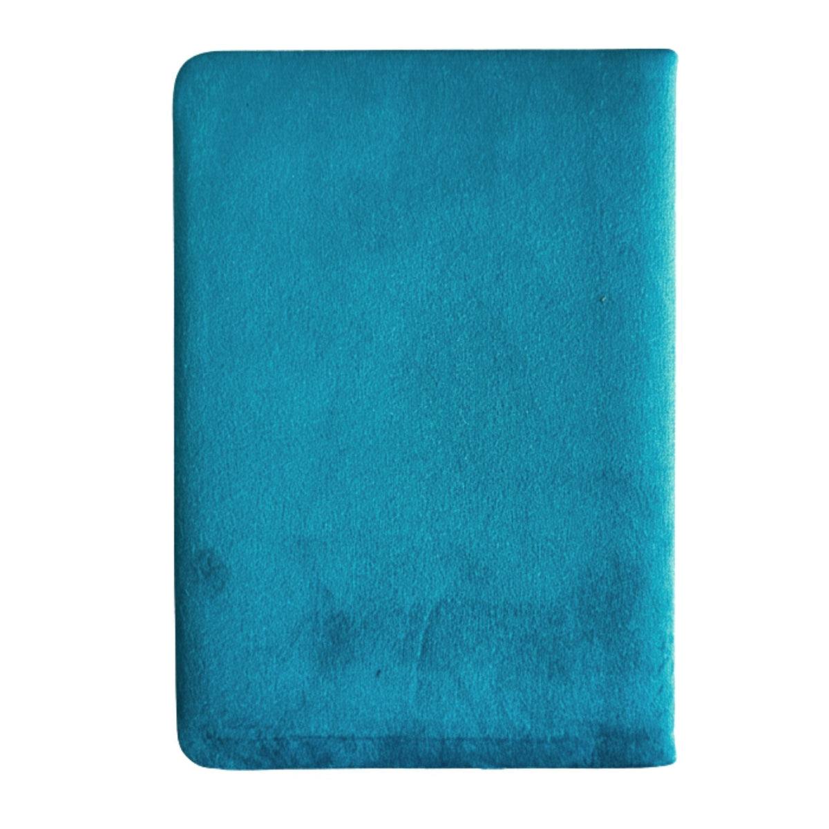 Light Blue Velvet Notebook - 80 pages - Embrace The Journey - Luna Temple