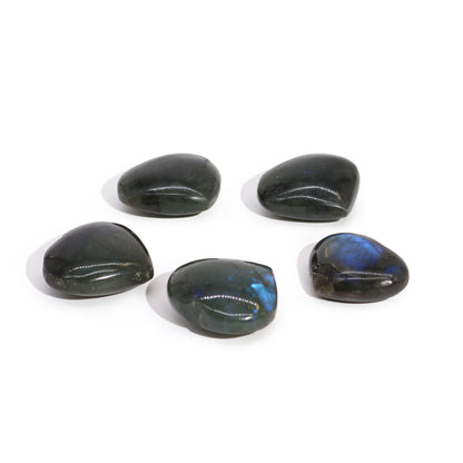 Madagascar Labradorite Hearts Stone - Luna Temple