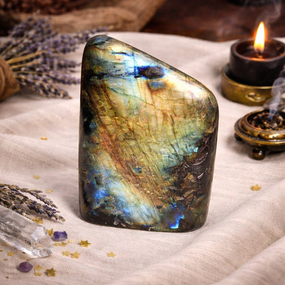 Madagascar Labradorite Large Stone - Luna Temple