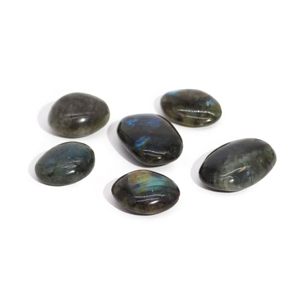 Madagascar Labradorite Palm Stone - Luna Temple