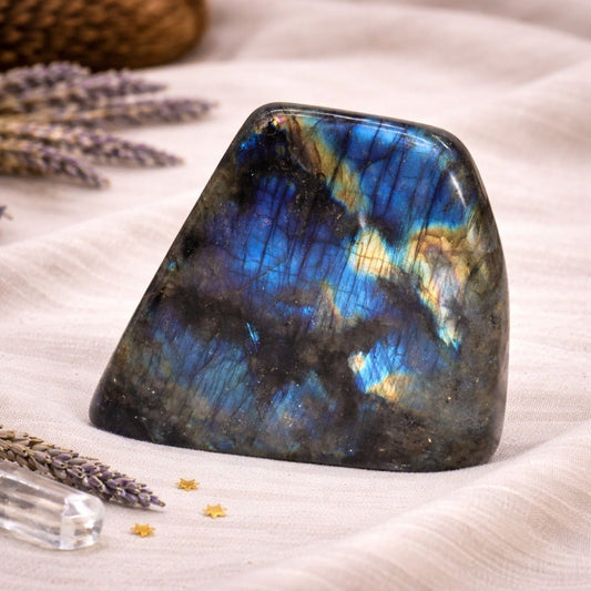Madagascar Labradorite Statement Stone - Luna Temple