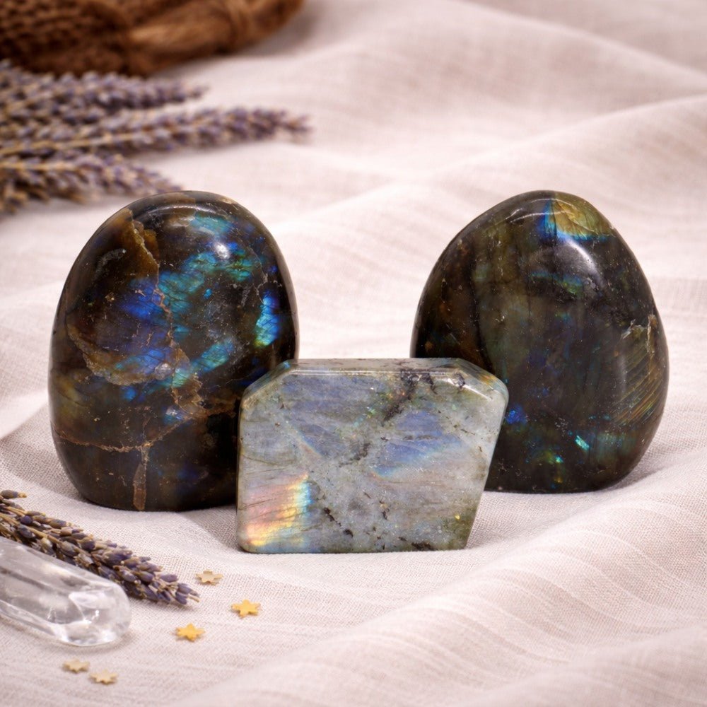 Madagascar Labradorite Tomb Stone - Luna Temple