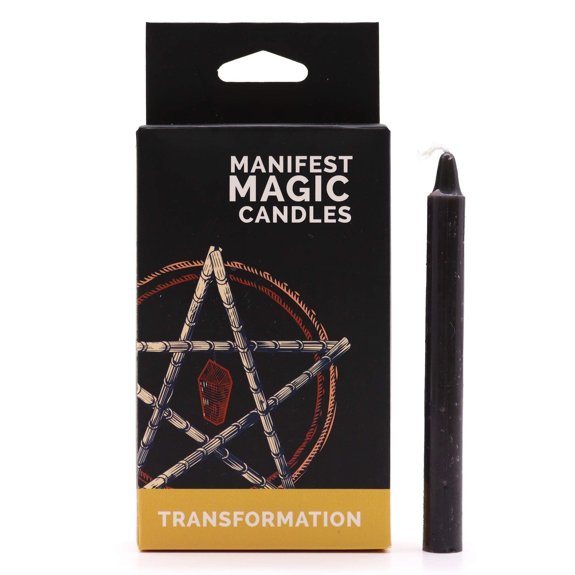 Magic Candles - Manifestation - Black - Pack of 12 - Luna Temple