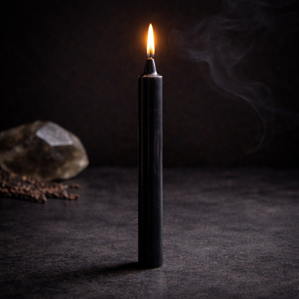 Magic Candles - Manifestation - Black - Pack of 12 - Luna Temple