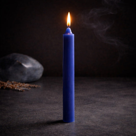 Magic Candles - Manifestation - Indigo - Third Eye Chakra - Pack of 12 - Luna Temple