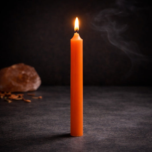Magic Candles - Manifestation - Orange - Sacred Chakra - Pack of 12 - Luna Temple