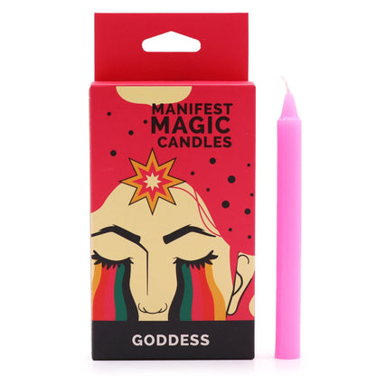 Magic Candles - Manifestation - Pink - Pack of 12 - Luna Temple