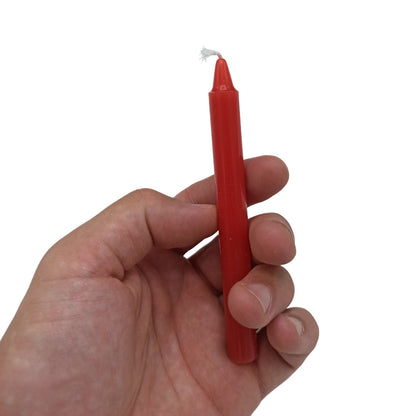 Magic Candles - Manifestation - Red - Root Chakra - Pack of 12 - Luna Temple