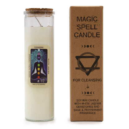 Magic Spell Candle – Cleansing - Luna Temple
