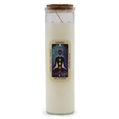 Magic Spell Candle – Cleansing - Luna Temple