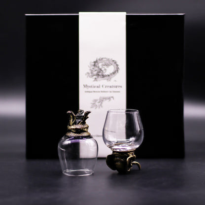 mystical_creatures_glass_gift_set_6_pieces_antique_bronze