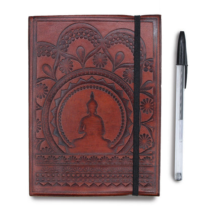 Notebook with Strap – Cosmic Goddess - Luna Temple