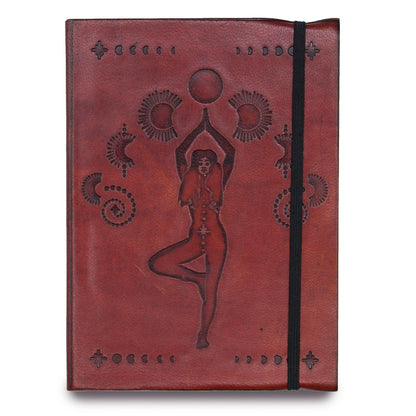 Notebook with Strap – Cosmic Goddess - Luna Temple