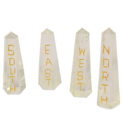 Points of the Compass Quartz Stone Set - Luna Temple