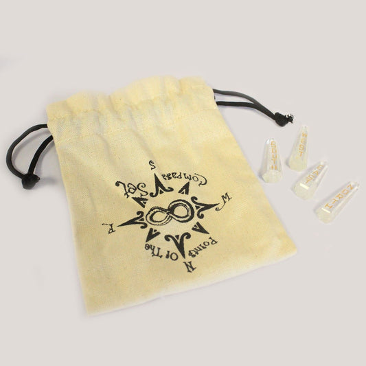 Points of the Compass Quartz Stone Set - Luna Temple