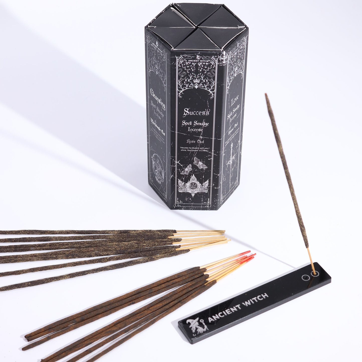 Pyramid Display Incense Set – Five Spell Scents - Luna Temple