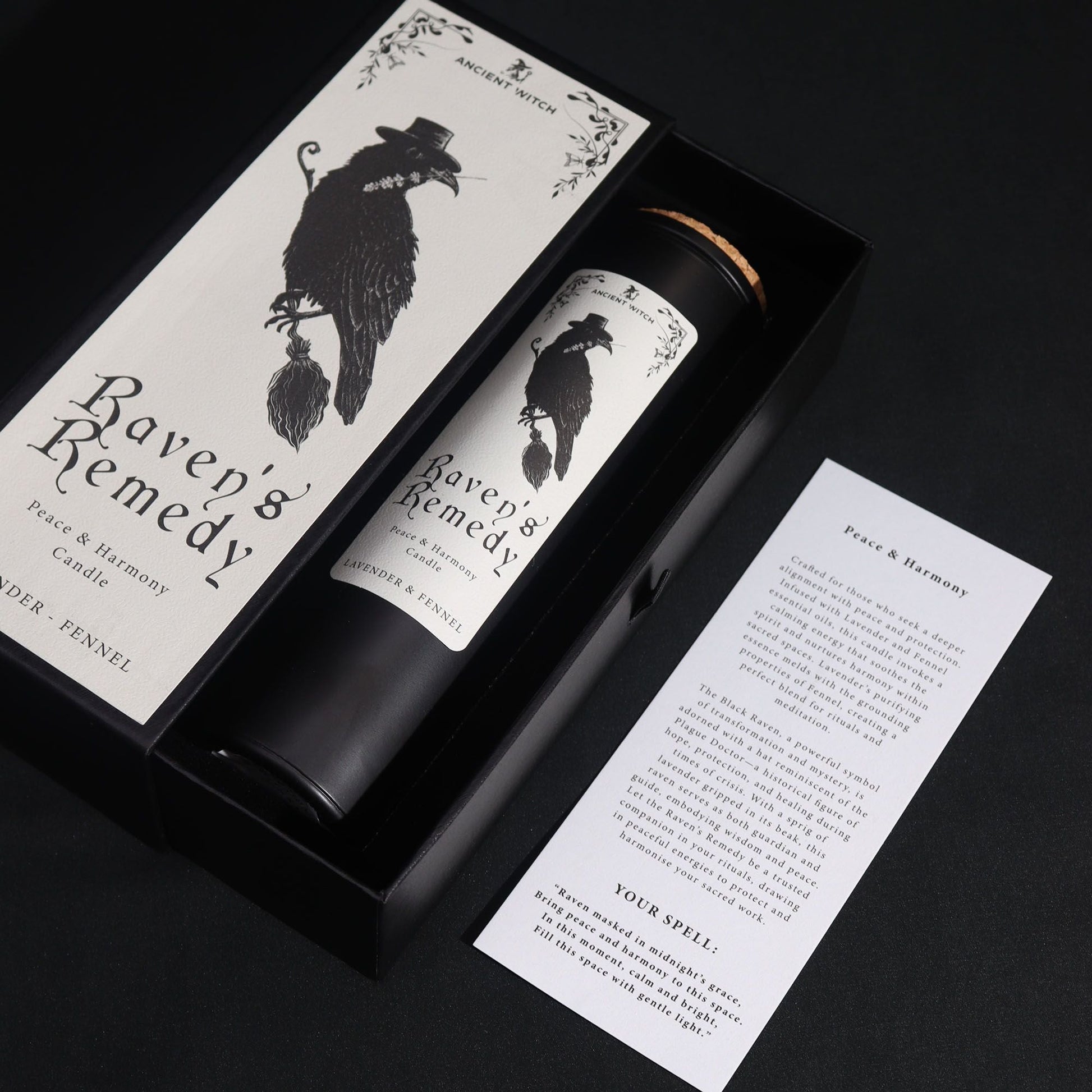 Ritual Candle – Ravens’ Remedy - Luna Temple
