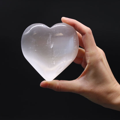 Selenite Heart - Luna Temple