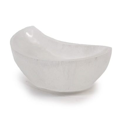 Selenite Moon Bowl - 10cm - Luna Temple
