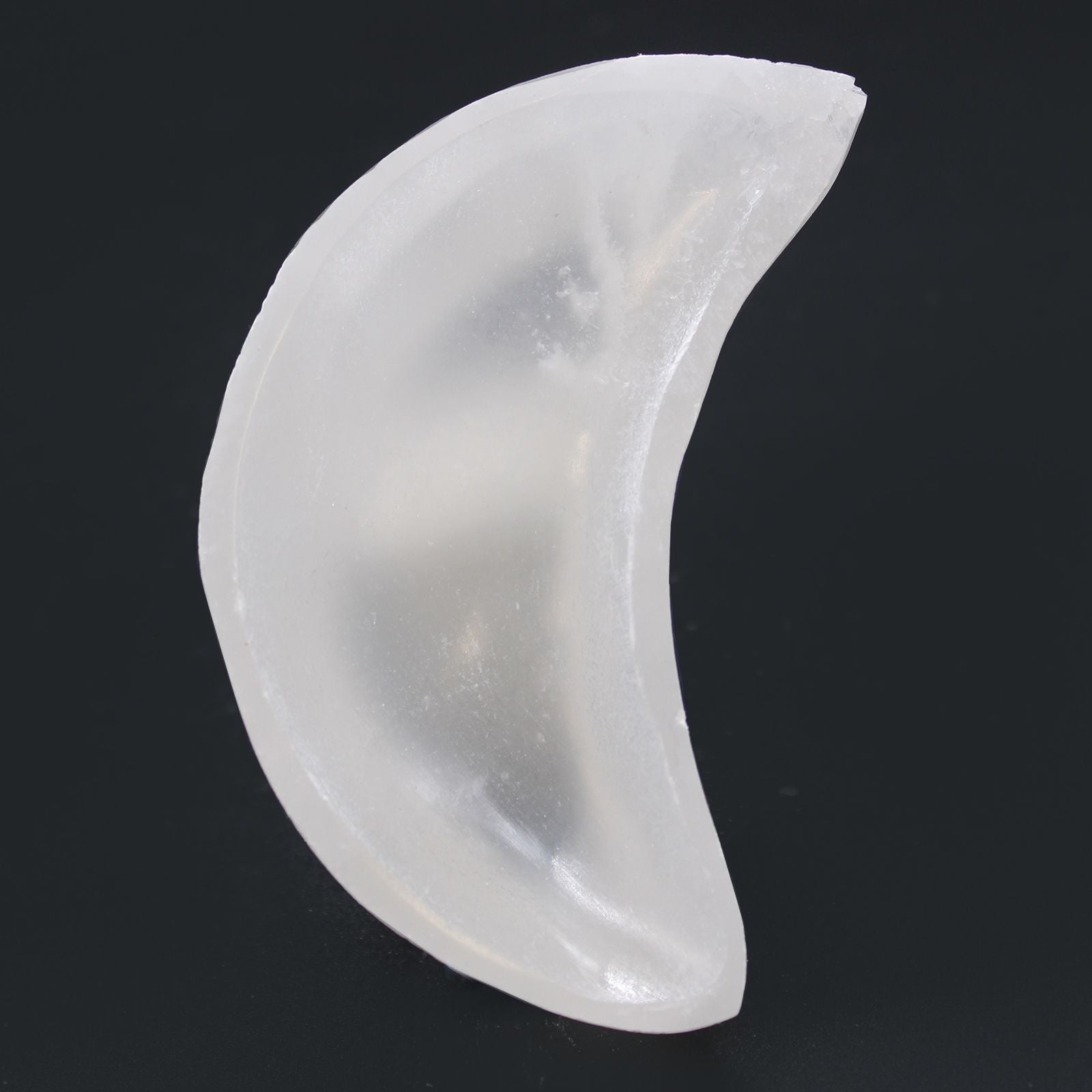 Selenite Moon Bowl - 10cm - Luna Temple