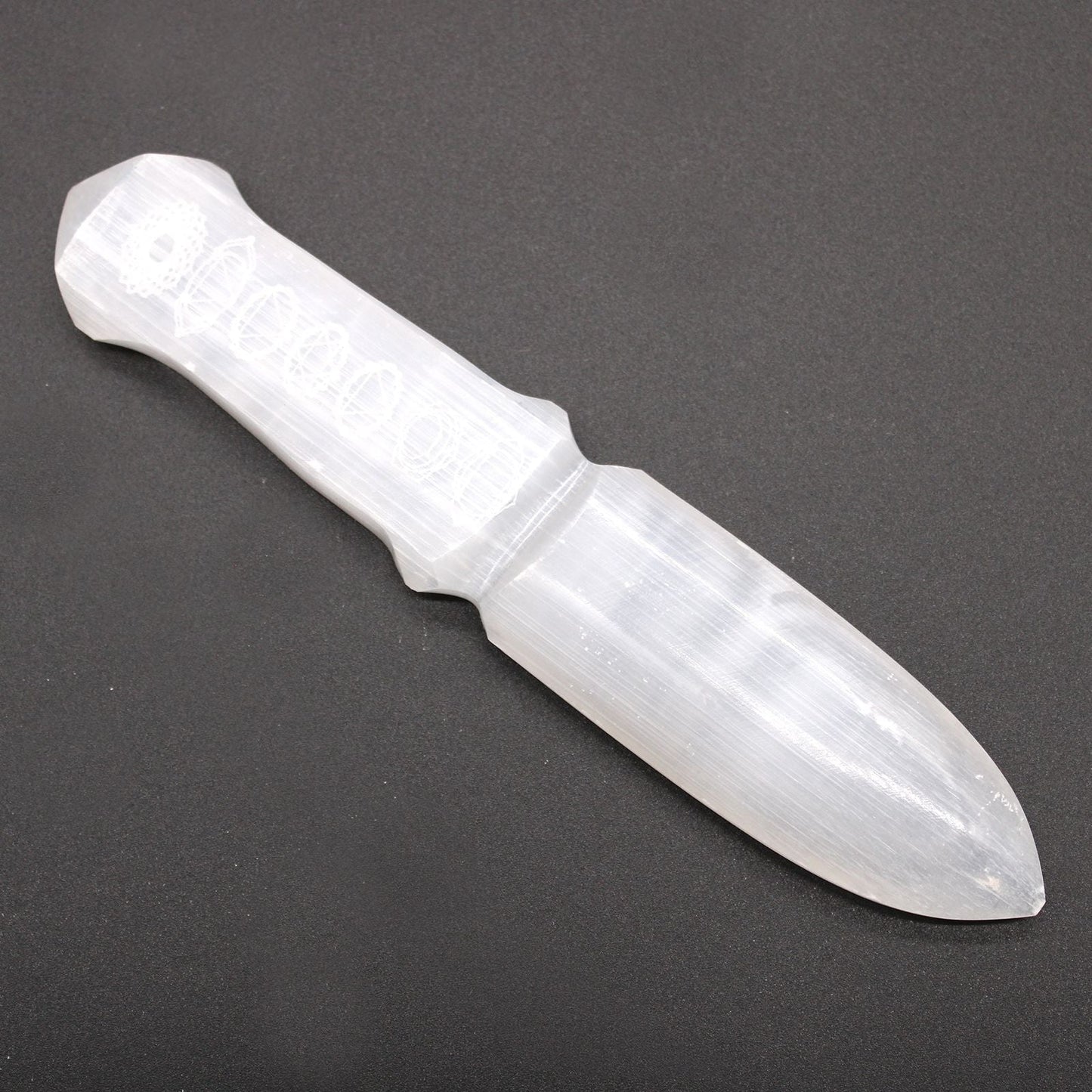 Selenite Ritual Knife - Chakra - Luna Temple