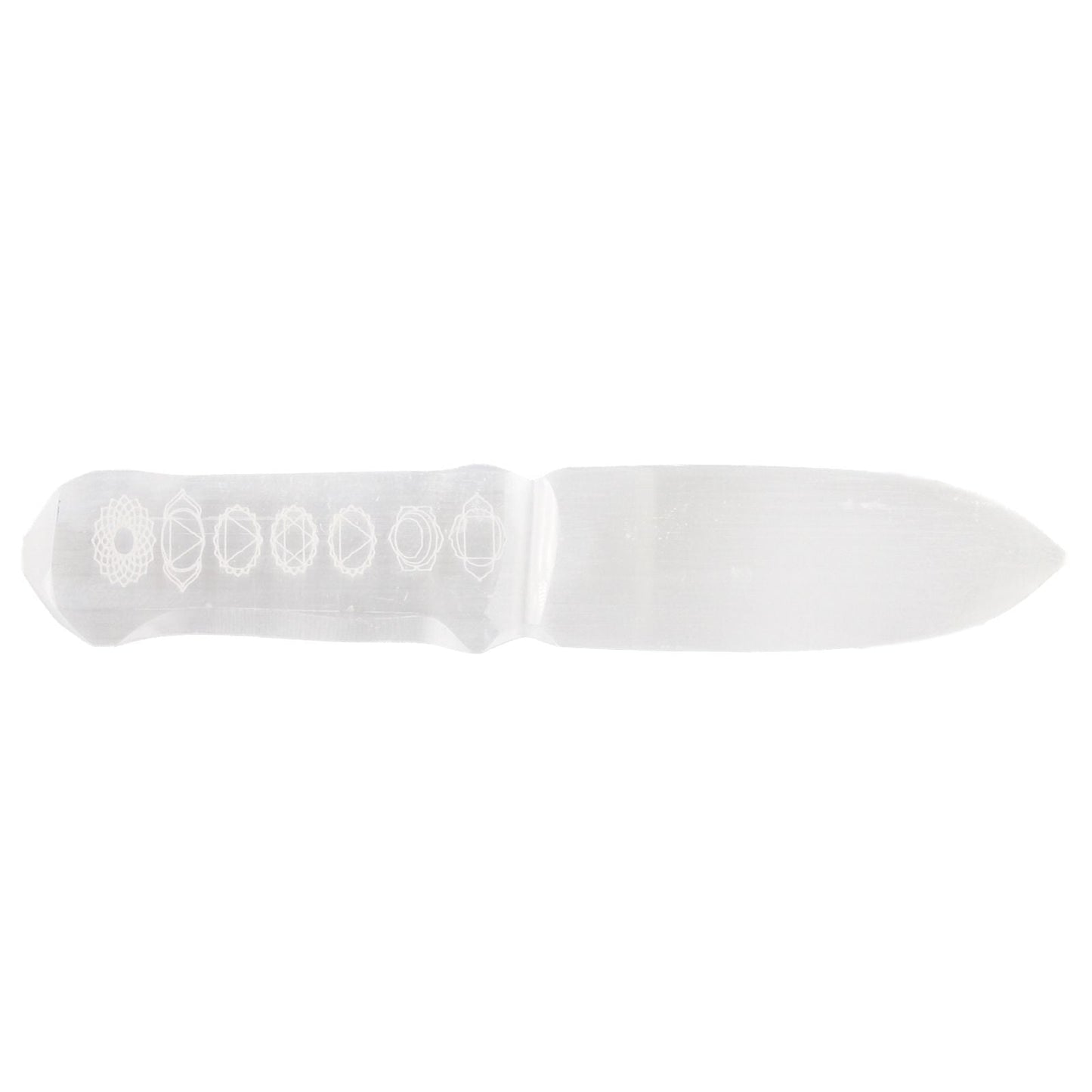 Selenite Ritual Knife - Chakra - Luna Temple
