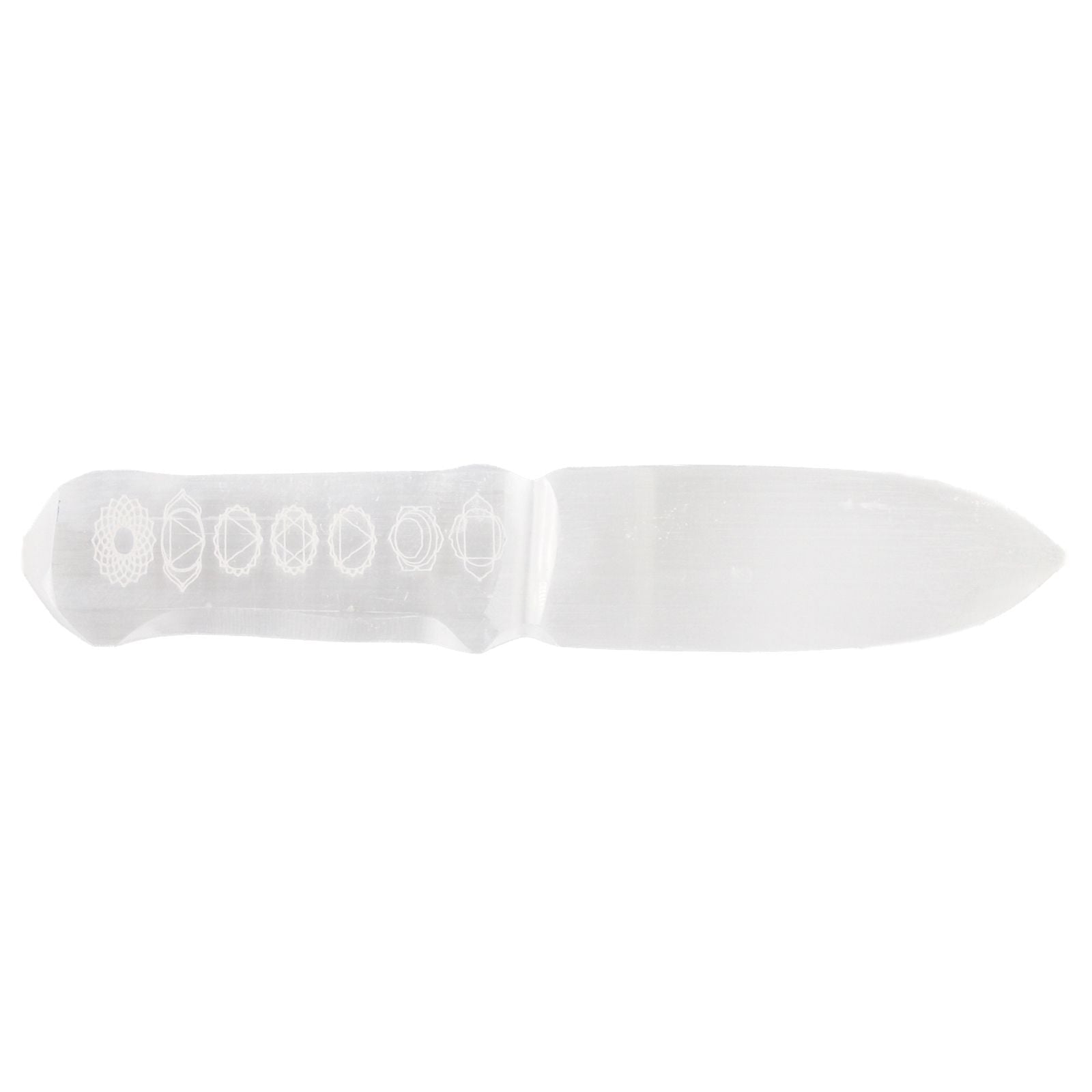 Selenite Ritual Knife - Chakra - Luna Temple