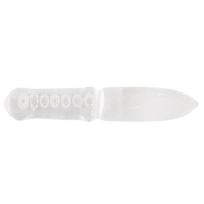Selenite Ritual Knife - Chakra - Luna Temple