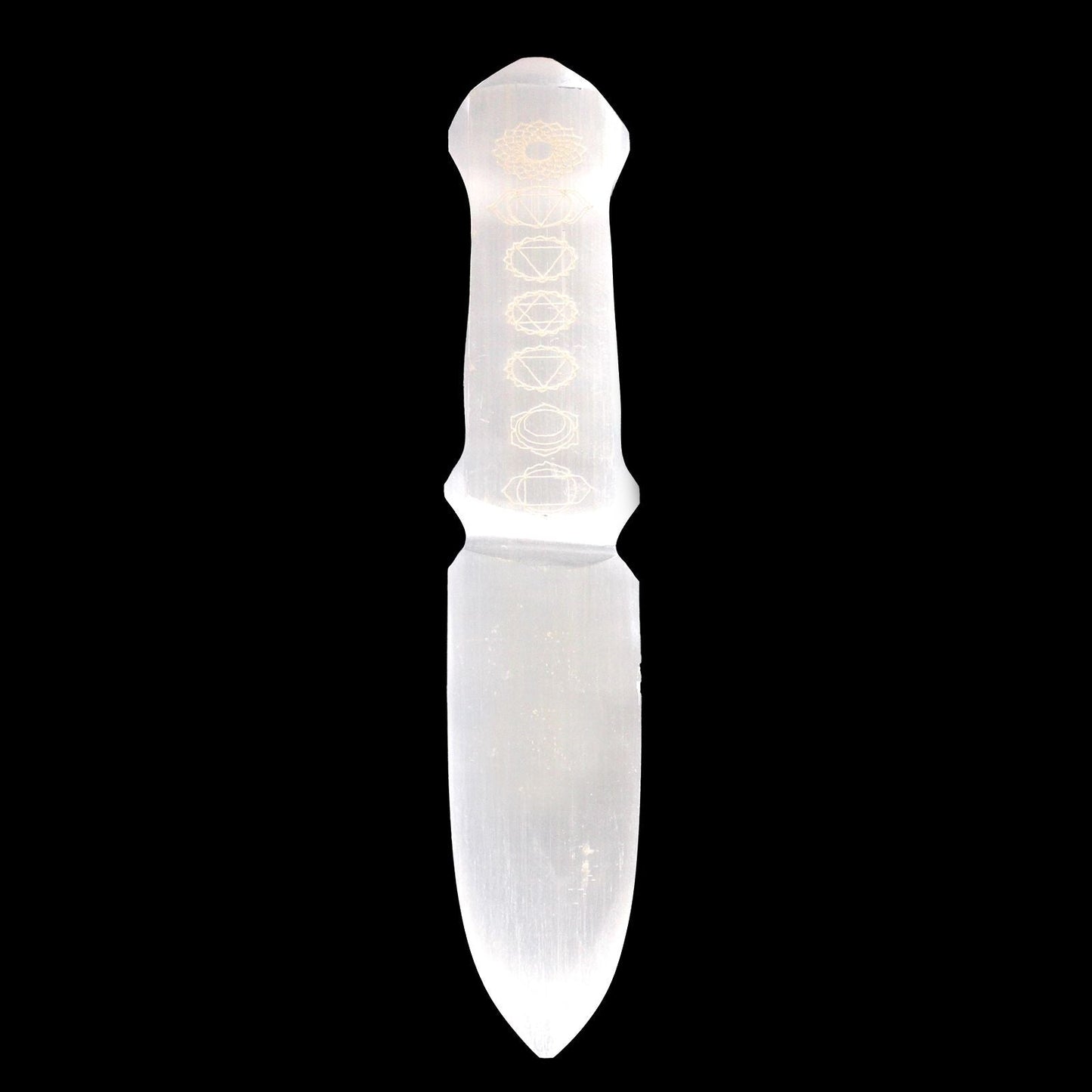 Selenite Ritual Knife - Chakra - Luna Temple