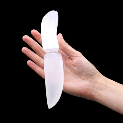 Selenite Ritual Knife - Classic - Luna Temple
