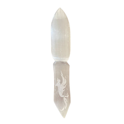 Selenite Ritual Knife - Letting go of the past - Luna Temple