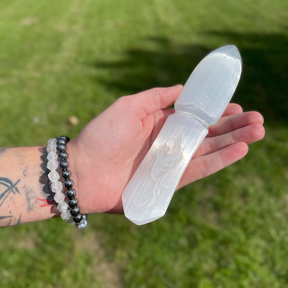 Selenite Ritual Knife - Letting go of the past - Luna Temple