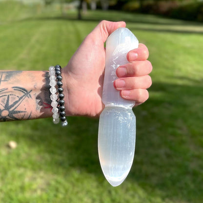 Selenite Ritual Knife - Releasing Bonds - Luna Temple
