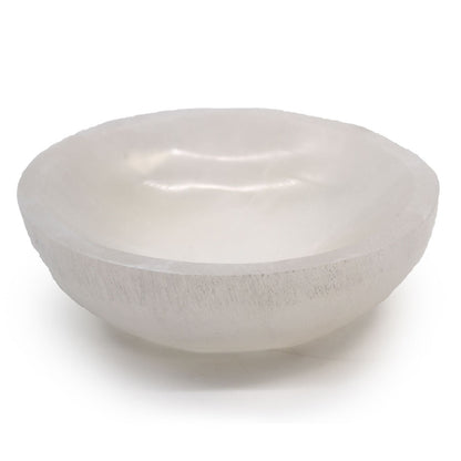 Selenite Round Bowl - 15cm - Luna Temple