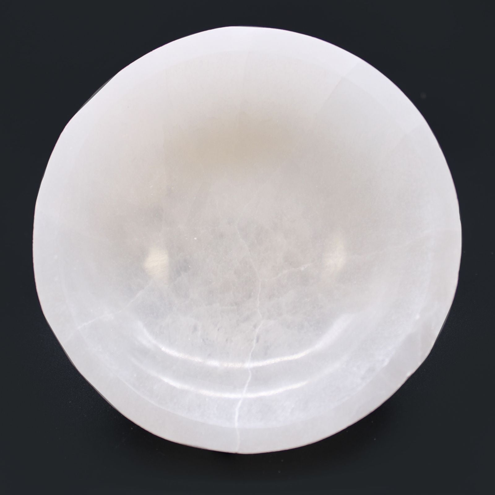 Selenite Round Bowl - 15cm - Luna Temple