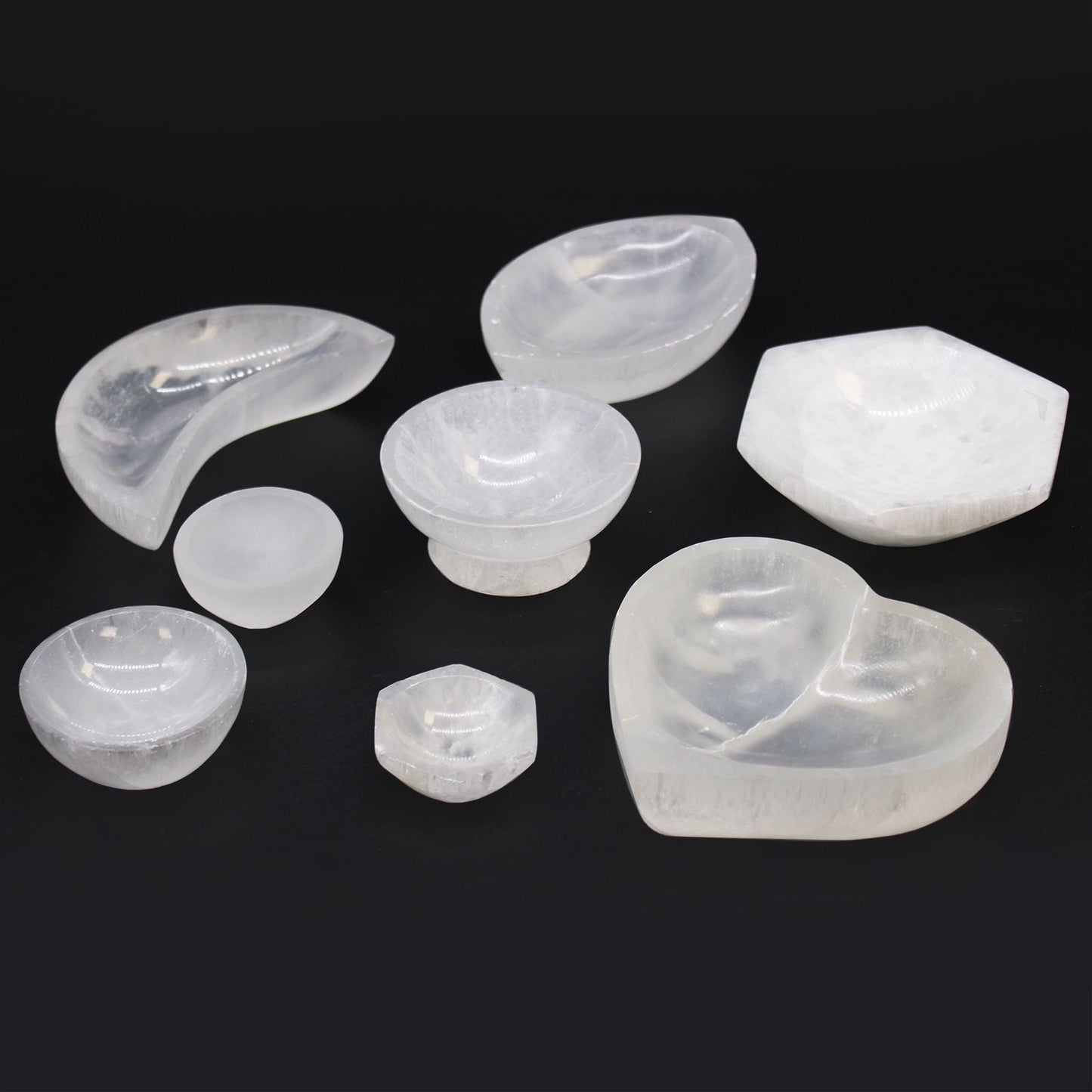 Selenite Round Bowl - 15cm - Luna Temple