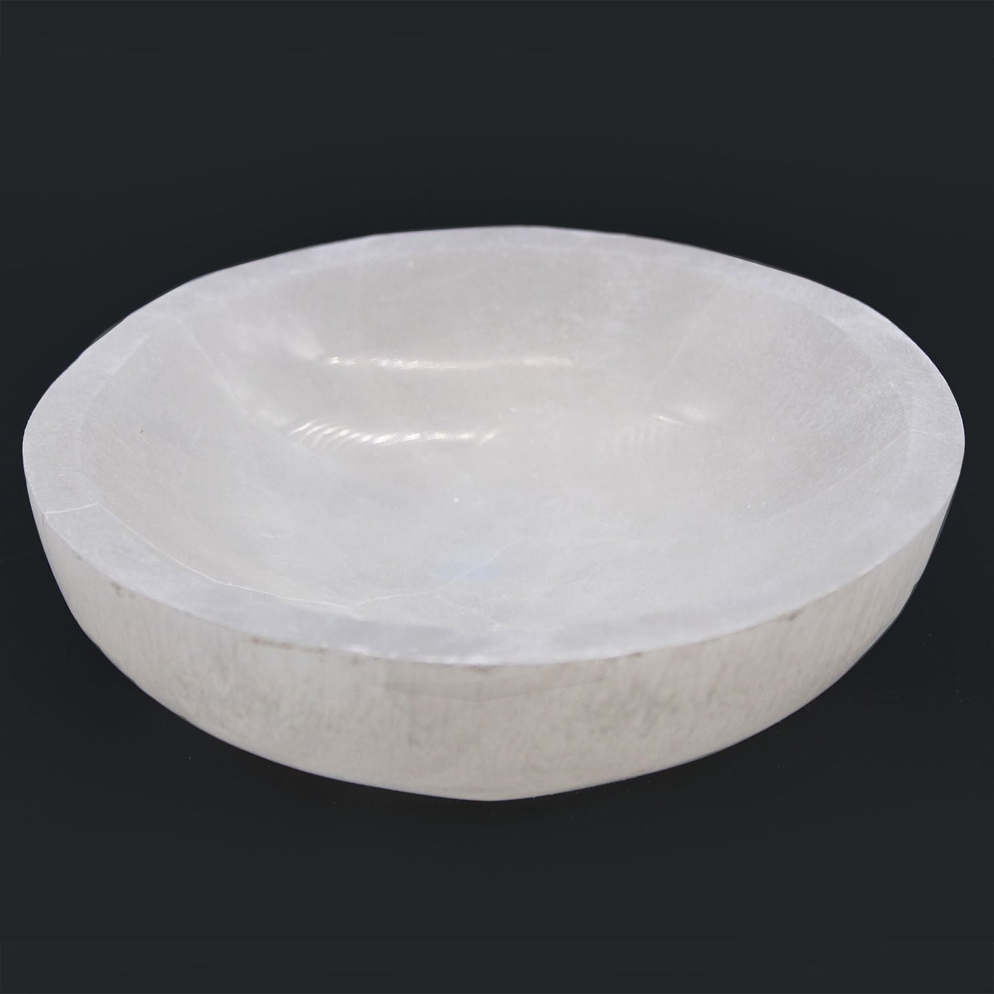 Selenite Round Bowl - 15cm - Luna Temple