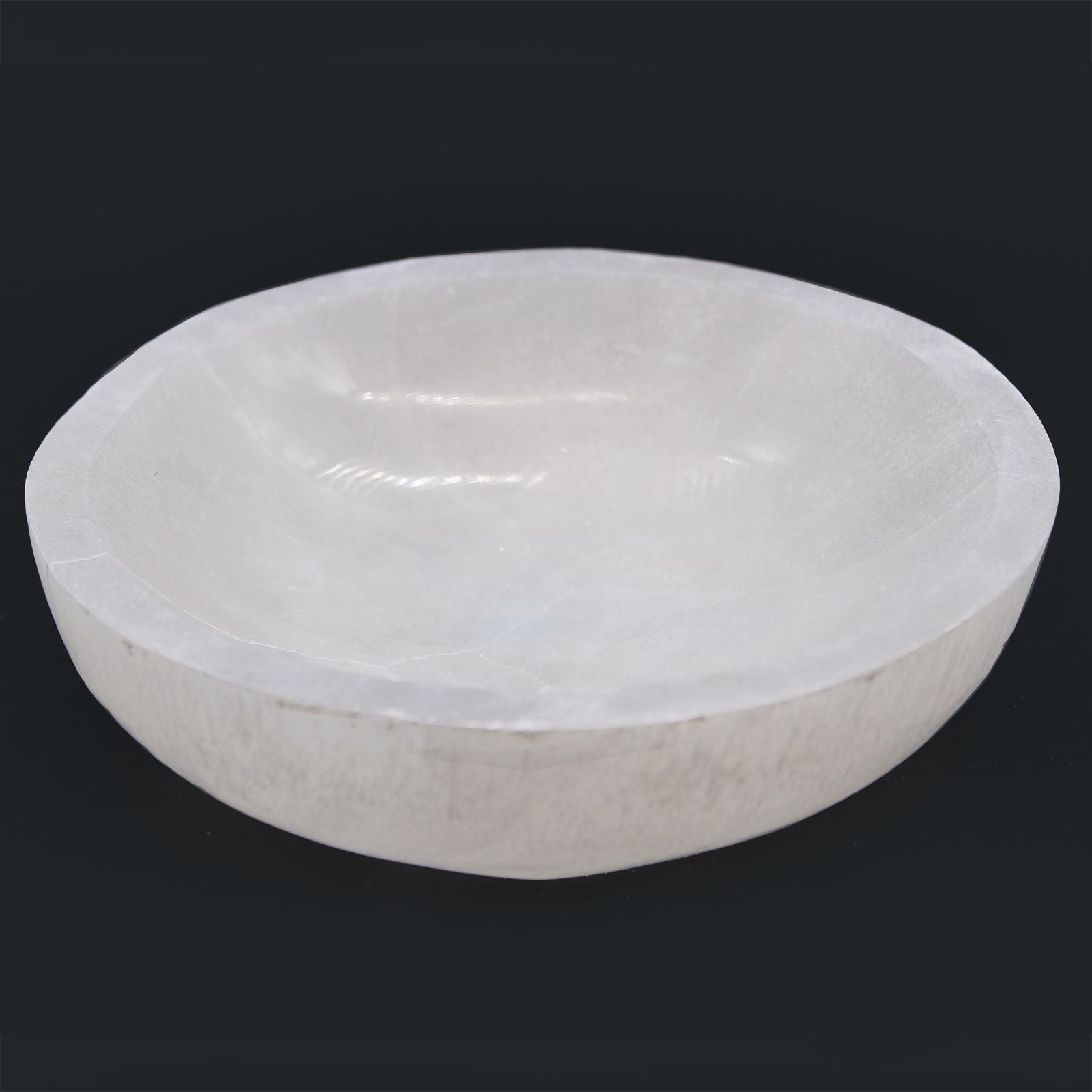 Selenite Round Bowl - 15cm - Luna Temple