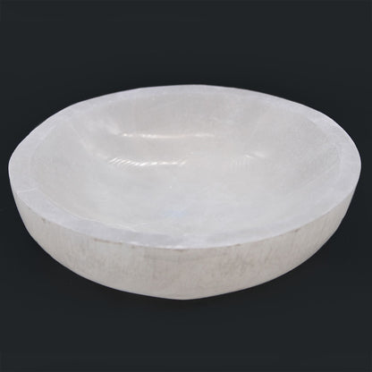 Selenite Round Bowl - 15cm - Luna Temple