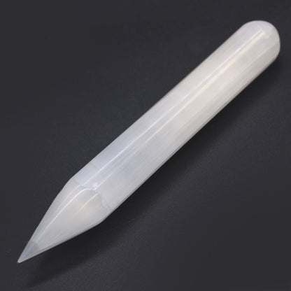 Selenite Wand – Single Point - Luna Temple