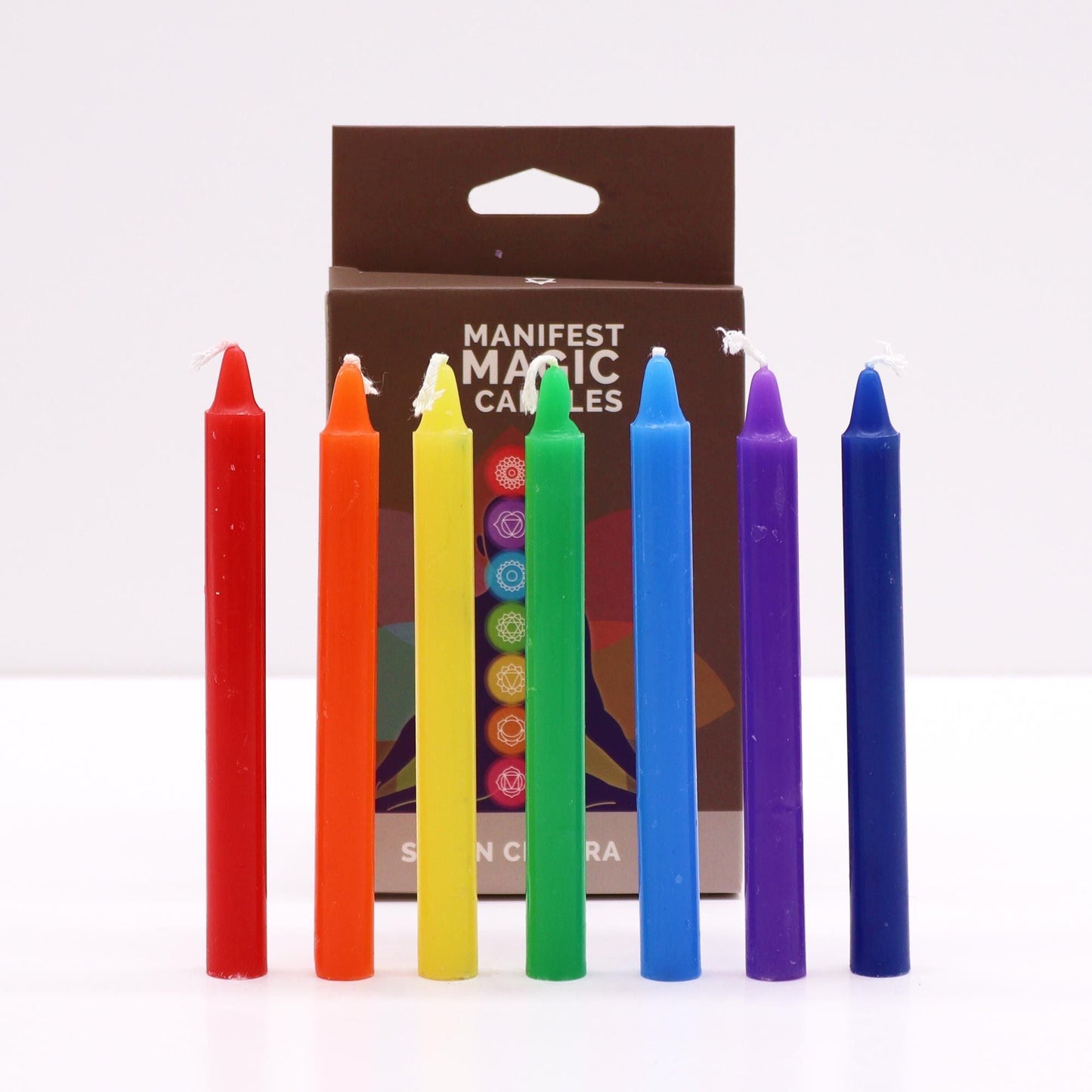 Seven Charkra Manifest Candles - Pack of 7 - Luna Temple