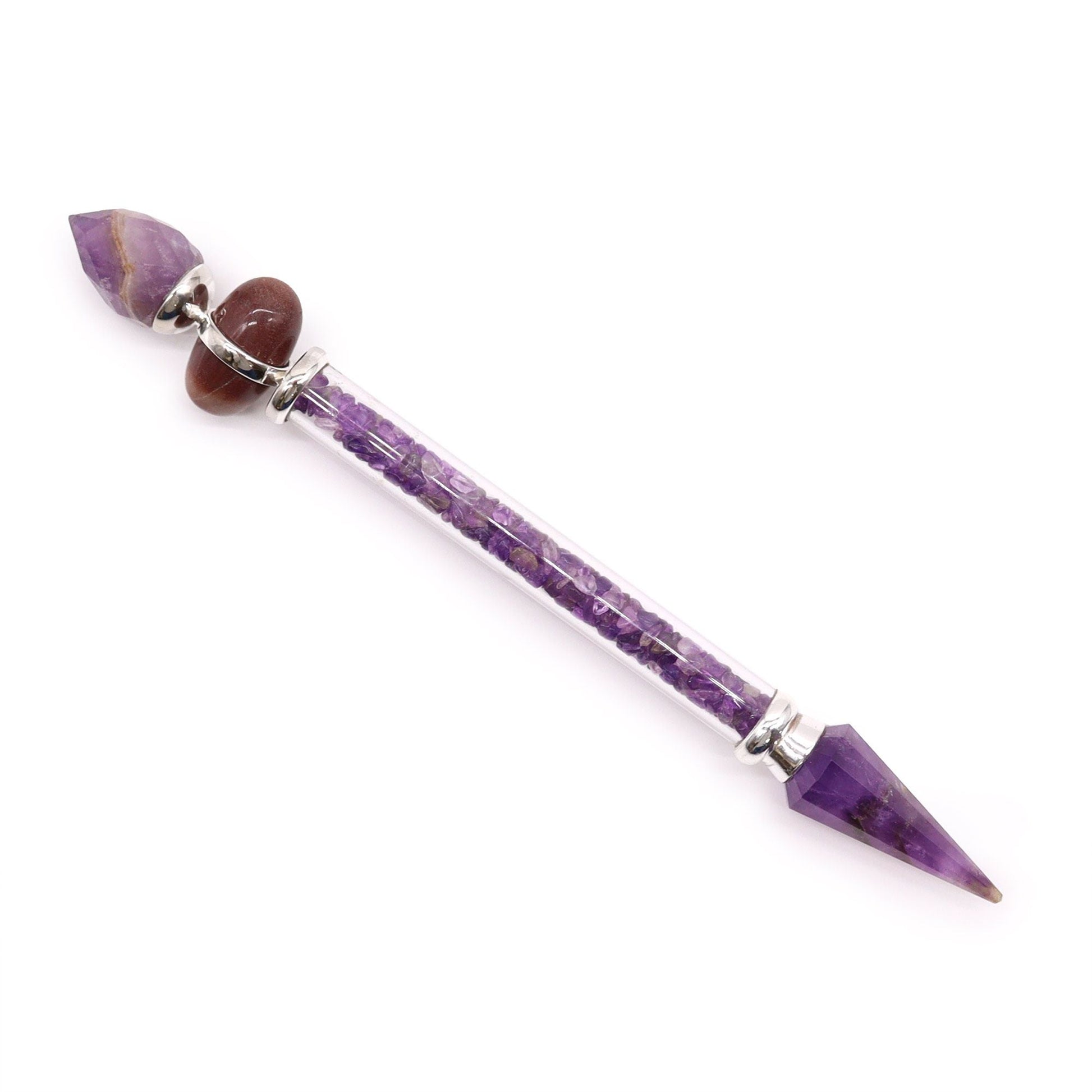 Shiva Lingam Magic Wand - Amethyst - Success - Luna Temple