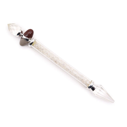 Shiva Lingam Magic Wand – Rock Quartz – Wisdom - Luna Temple