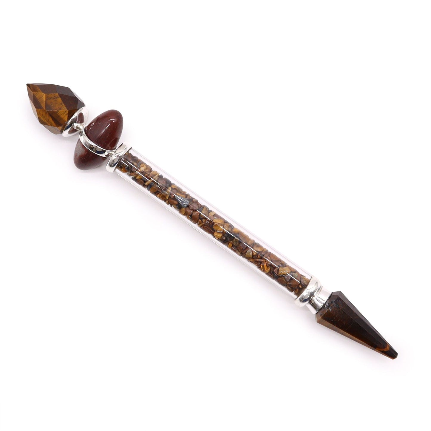 Shiva Lingam Magic Wand – Tiger Eye – Confidence - Luna Temple