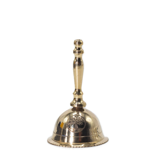 Small Altar Brass Bell - Tree of Life - Luna Temple