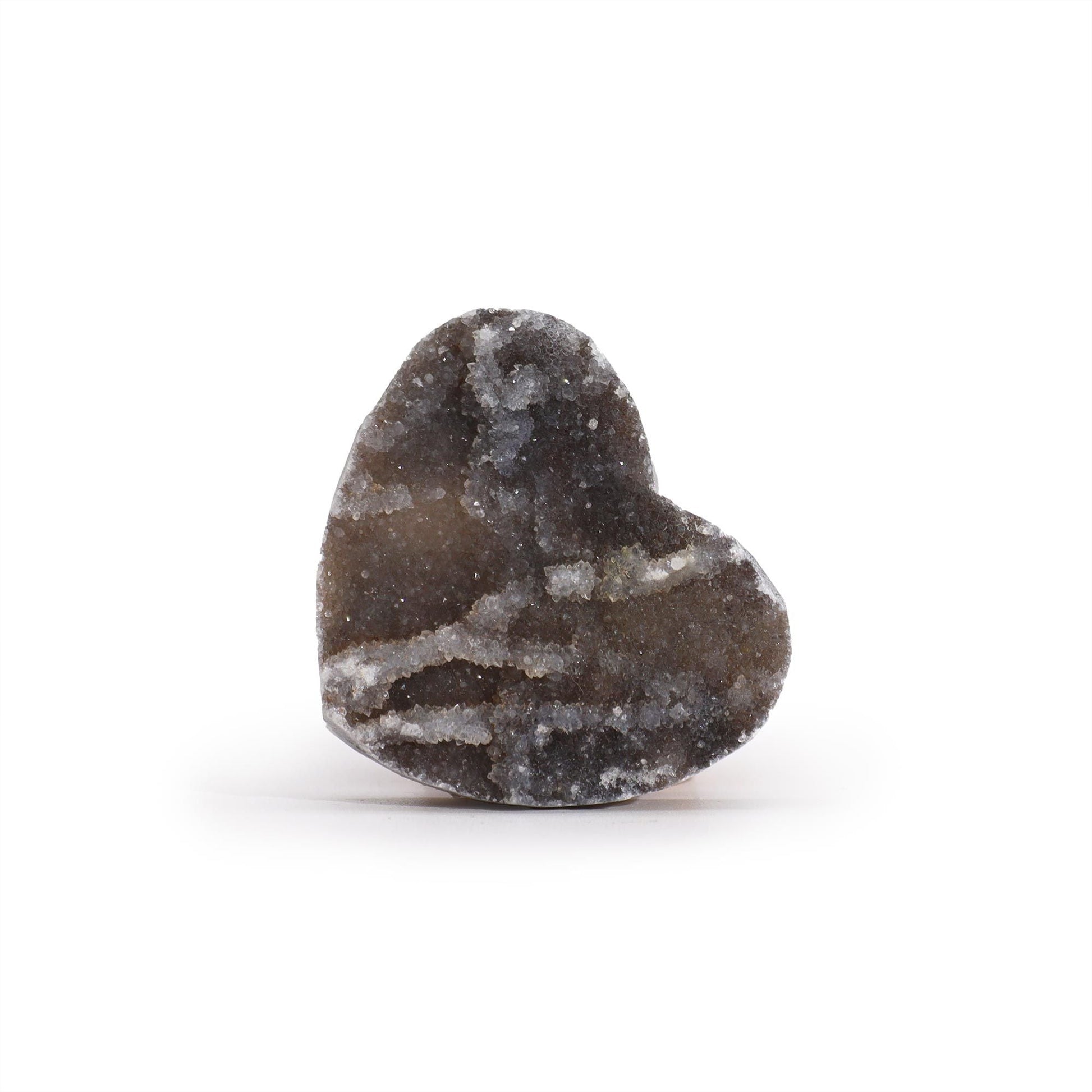 Small Calcite Heart – Polished Natural Crystal - Luna Temple