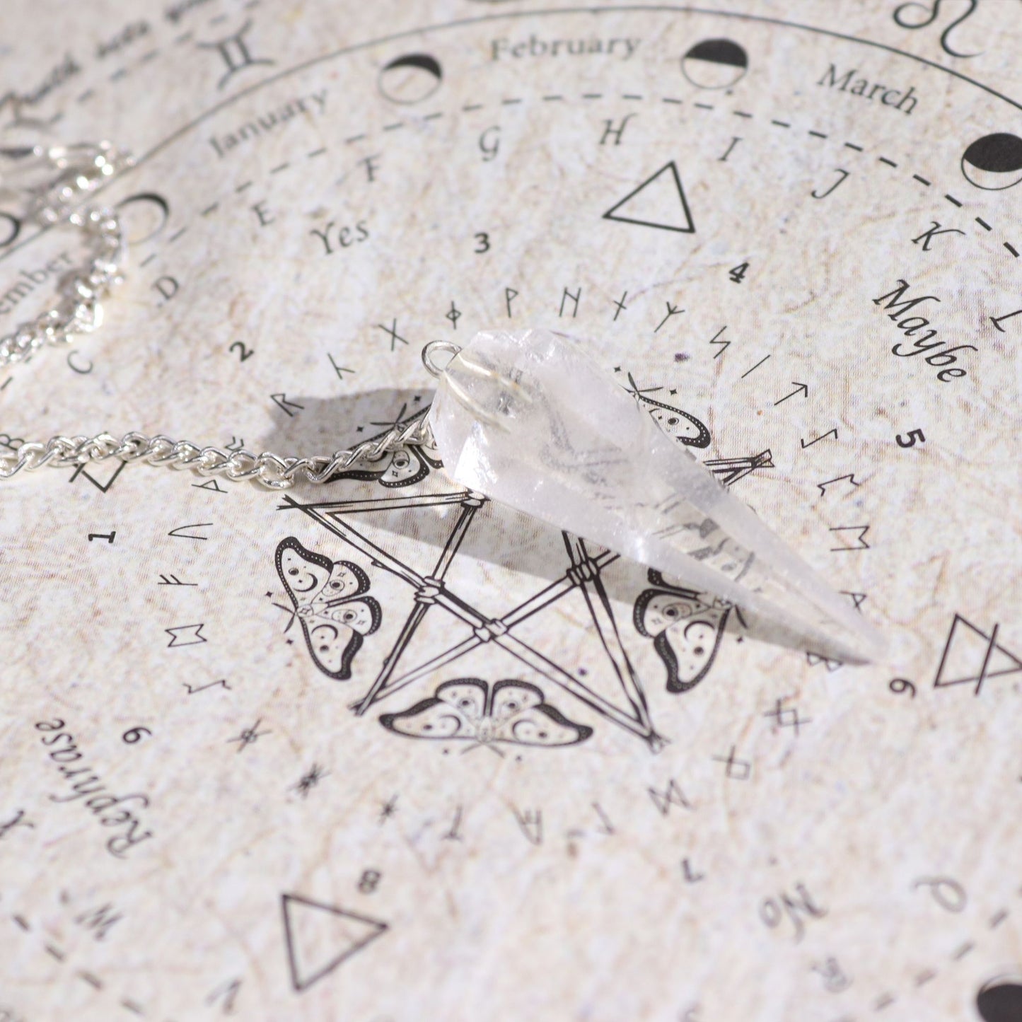 Spell Incense – Cleansing with Rock Crystal Pendulum - Luna Temple