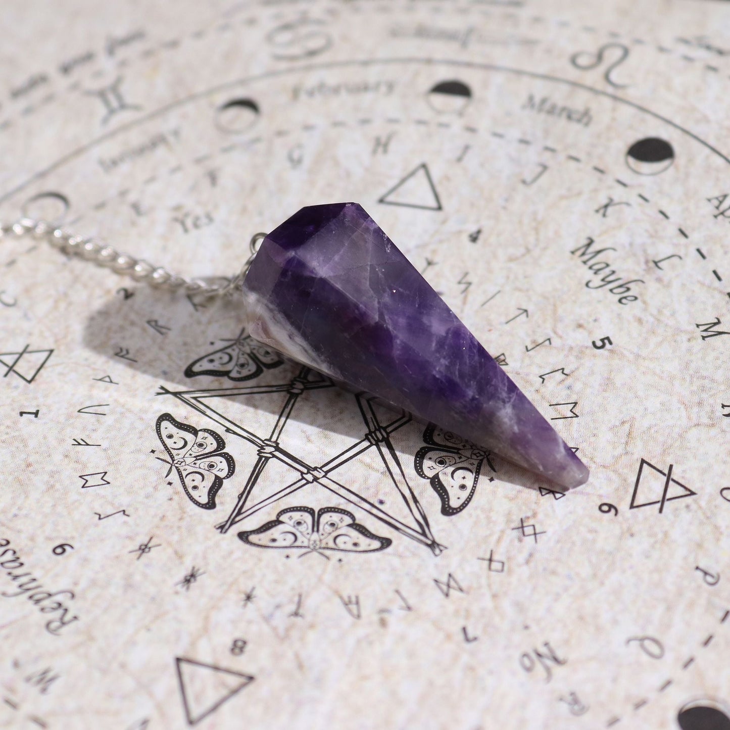 Spell Incense – Seduction with Amethyst Pendulum - Luna Temple