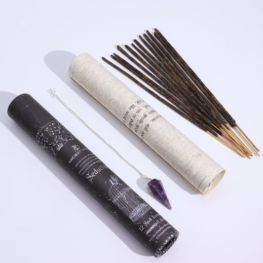 Spell Incense – Seduction with Amethyst Pendulum - Luna Temple