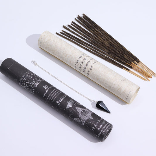Spell Incense – Success with Black Obsidian Pendulum - Luna Temple